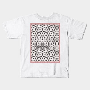 Flower Patterned Texture Kids T-Shirt